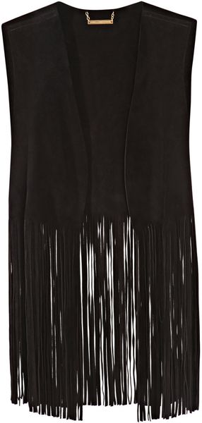 Diane Von Furstenberg Anca Vest Waistcoat in Black - Lyst