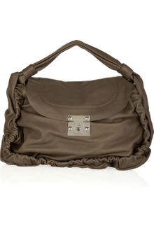 Marni Gathered Leather Hobo Bag - Lyst
