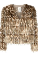 Anna Sui Faux Fur Jacket
