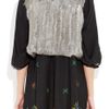 Antik Batik Lippi Tasseled Rabbit Gilet in Gray - Lyst