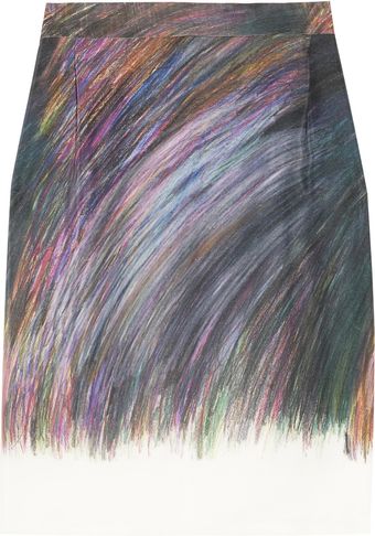 Clements Ribeiro Candy Silk Skirt - Lyst