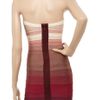 Hervé Léger Strapless Bandage Dress in Pink (fuchsia) - Lyst