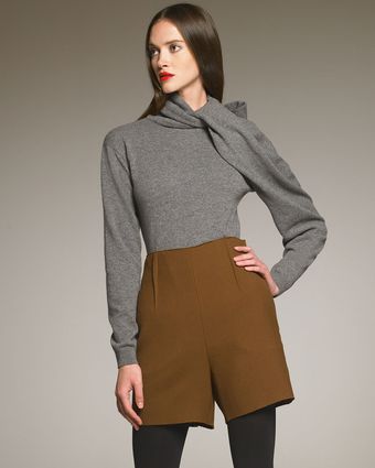 Lanvin High-waist Shorts - Lyst
