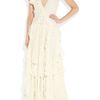 Matthew Williamson Backless Silkchiffon Gown in White (ivory) - Lyst