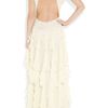 Matthew Williamson Backless Silkchiffon Gown in White (ivory) - Lyst