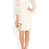 Matthew Williamson Poppy Beaded Silkgeorgette Shift Dress in Beige (poppy) - Lyst