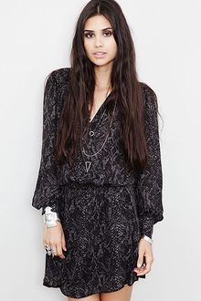 Parker Faux Wrap Dress - Lyst