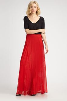 Rag & Bone Feather Maxi Skirt - Lyst
