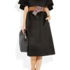 Vionnet Collarless Capesleeved Wool Coat in Black - Lyst