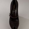 Yves Saint Laurent Sculpted Wedge Shoe in Black - Lyst