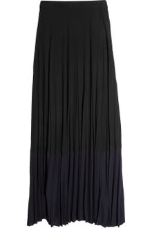 A.L.C. Pleated Chiffon Maxi Skirt - Lyst