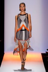 BCBGMAXAZRIA Spring 2012 Black and Gold Sandals