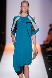 BCBGMAXAZRIA Spring 2012 Shoulderless Dress - Lyst