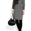 Mcq By Alexander Mcqueen Leatherpaneled Woolblend Dress in Gray - Lyst