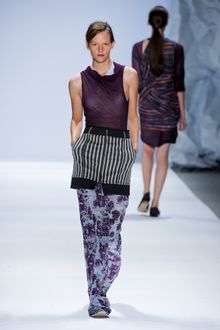 Richard Chai Spring 2012 Floral Unfitted Pants - Lyst