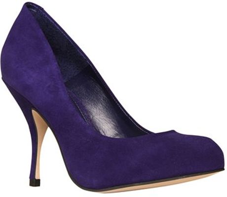 carvela blue suede shoes