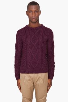 Marc By Marc Jacobs Luke Hand Knit Sweater - Lyst