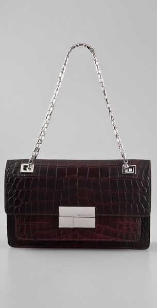 Michael Kors Collection Quinn Shoulder Flap Bag - Lyst
