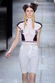 Alexander Wang Spring 2012 White Knee Length Shorts - Lyst