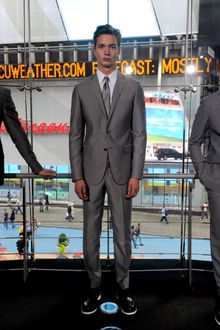 DKNY Spring 2012 Gray Fitted 2-Piece Suit - Lyst