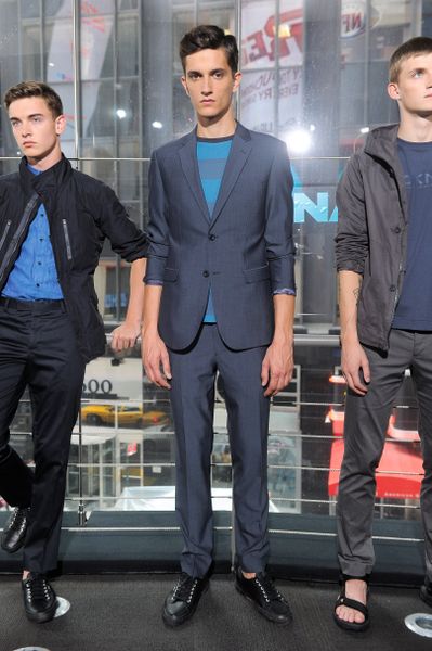 Dkny Spring 2012 Stripe Blue TShirt in Blue for Men - Lyst