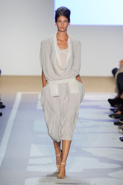 Diane Von Furstenberg Spring 2012 Gray Layered Jumpsuit in Gray - Lyst