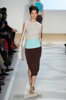 Diane Von Furstenberg Spring 2012 Knee-Length Brown Skirt - Lyst