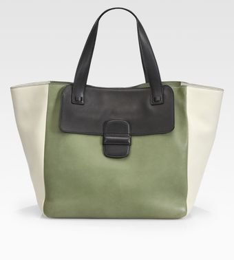 Colorblock Tote Bag 