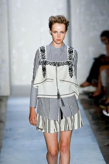 Suno Spring 2012 Blue Stripe Shirt - Lyst