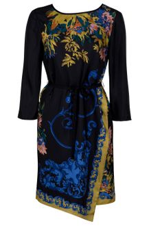 Tibi Baroque Print Dress - Lyst