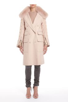 Alexander Wang Hybrid Car Coat with Detachable Fox Fur Collar - Lyst