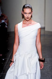 Donna Karan New York Spring 2012 White Dress - Lyst