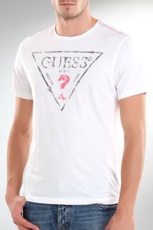 Guess Mendez Logo T-shirt - Lyst