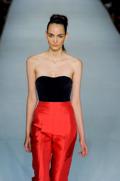 Marc By Marc Jacobs Spring 2012 Red HighWaisted Pants in Red - Lyst