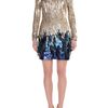 Matthew Williamson Liquid Sequin Dress in Gold - Lyst