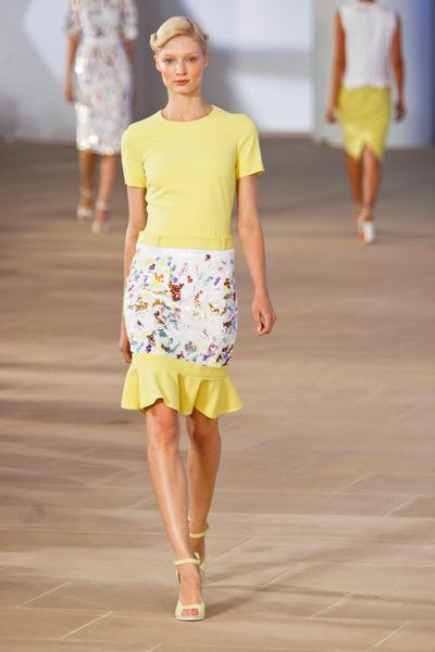 Preen Spring 2012 Yellow TeeShirt in Yellow - Lyst