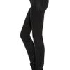 Victoria Beckham Glossed Midrise Skinny Jeans in Black - Lyst
