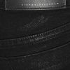 Victoria Beckham Glossed Midrise Skinny Jeans in Black - Lyst