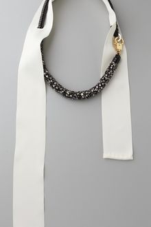 3.1 Phillip Lim Rhinestone Embroidered Cylinder Necklace - Lyst