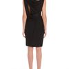 Alexander Wang Draped Dress with Cummerbund Detail in Black - Lyst