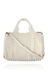 Alexander Wang Rocco Satchel with Rhodium Hardware