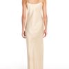 Alexander Wang Silk Charmeuse Long Dress in Beige (camel) - Lyst