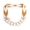 Anabel Campbell Navajo Choker  White Pearl/gold in Orange (white) - Lyst