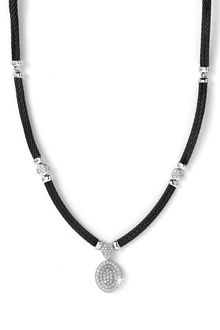 Charriol Celtic Noir Necklace - Lyst