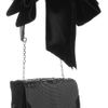 Christian Louboutin Artemis Glossedpython Shoulder Bag in Black - Lyst