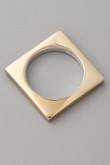 Elizabeth And James Architecture Square Stacking Ring