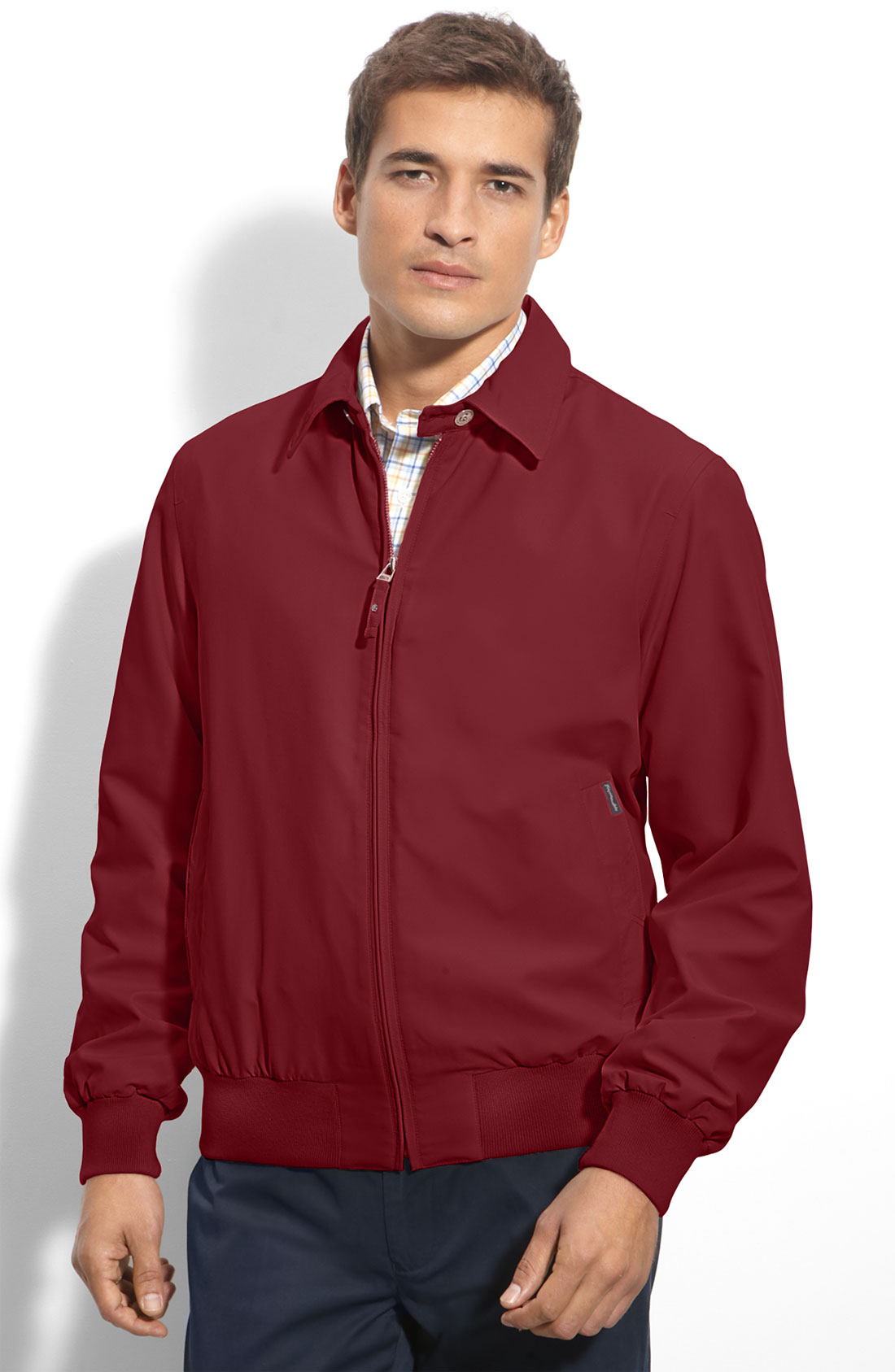 Faconnable Microfiber Jacket in Purple for Men (bordeaux) Lyst