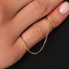 Jacquie Aiche Smooth Slave Chain Ring in Gold (yellow) - Lyst