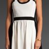 Jay Godfrey Summers Color Block Dress in White/black in Black (white & black) - Lyst
