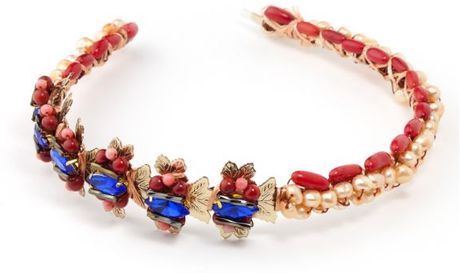 Jolita Jewellery Headband in Red - Lyst